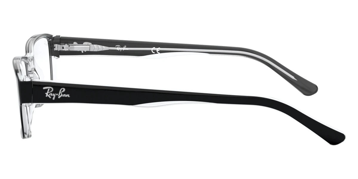 Ray-Ban RX5169 2034 52 - Black On Transparent