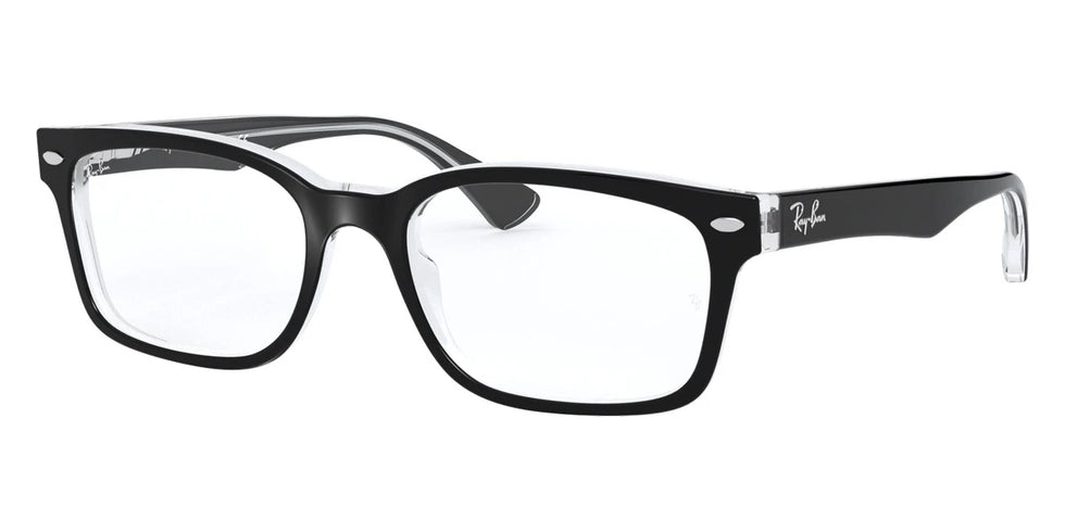 Ray-Ban RX5286 2034 51 - Black On Transparent