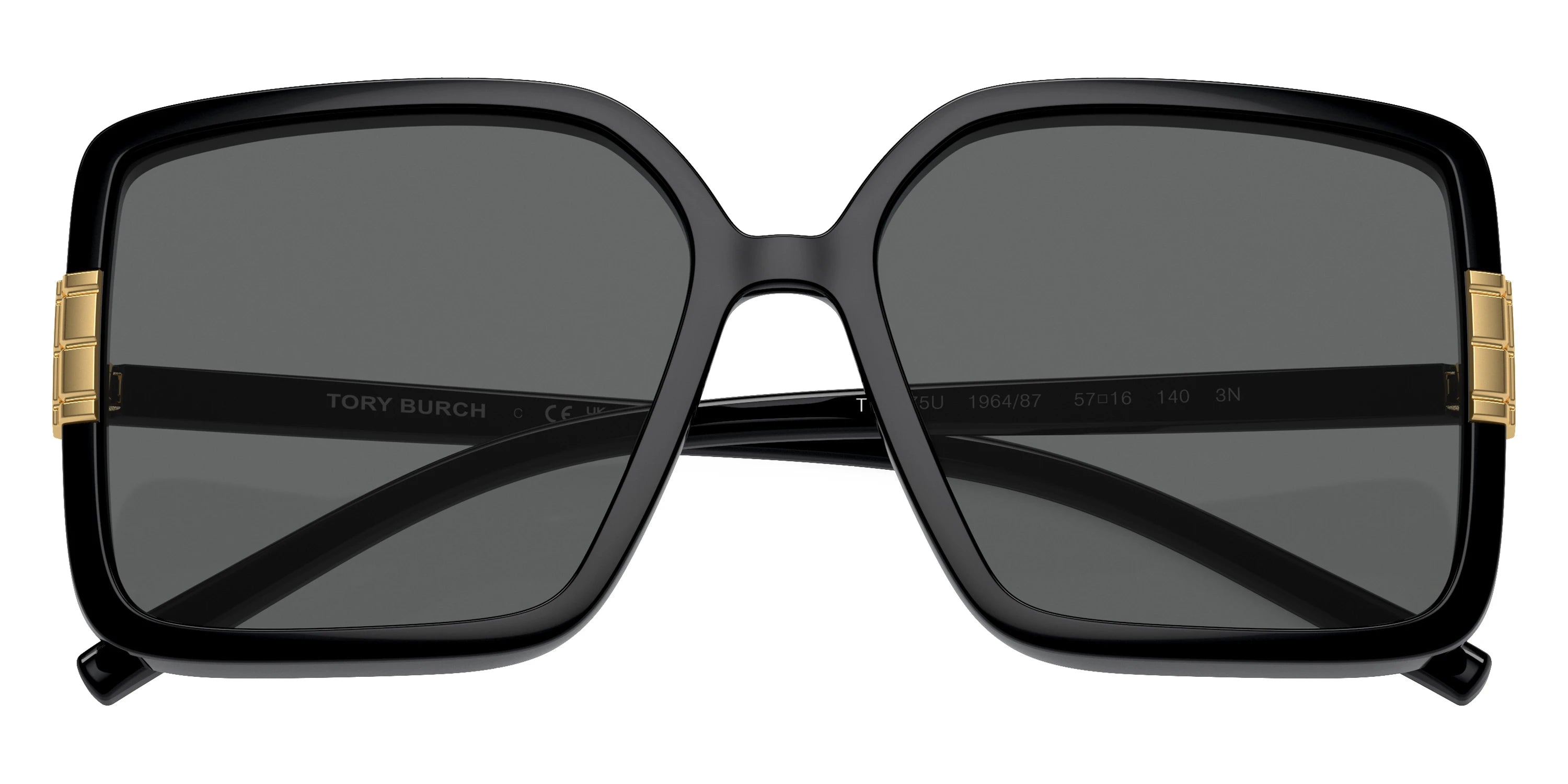 Tory Burch TY9075U 196487 57 - Black / Dark Gray