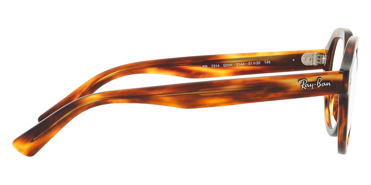 Ray-Ban RX7214 2144 51 - Striped Havana