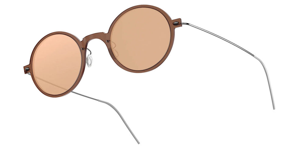 Lindberg LND 8339 C02M-P10 SL54 44 - C02M-P10 / SL54 Rose Gold Mirrored-Medium Gray