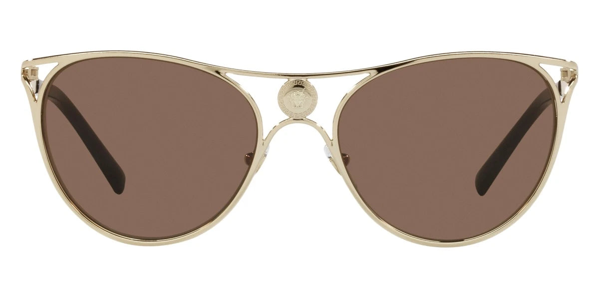 VERSACE VE2237 125273 57 - Pale Gold / Dark Brown