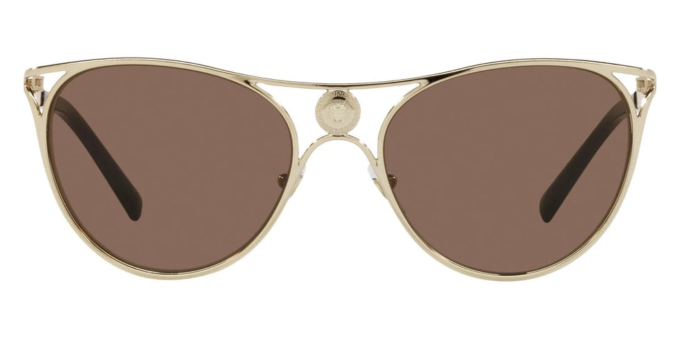 VERSACE VE2237 125273 57 - Pale Gold / Dark Brown