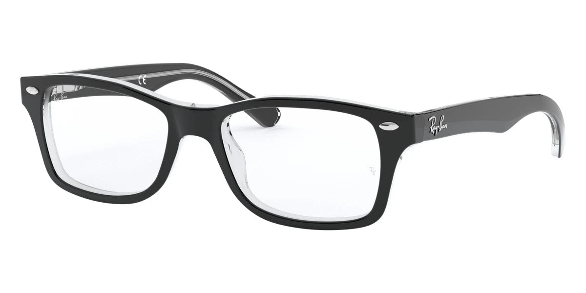 Ray-Ban RY1531 3529 48 - Black On Transparent