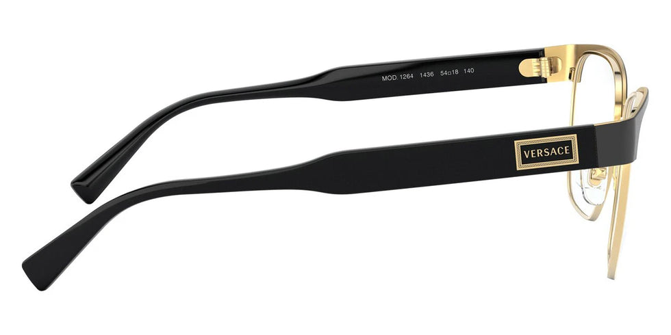 VERSACE VE1264 1436 54 - Matte Black / Gold