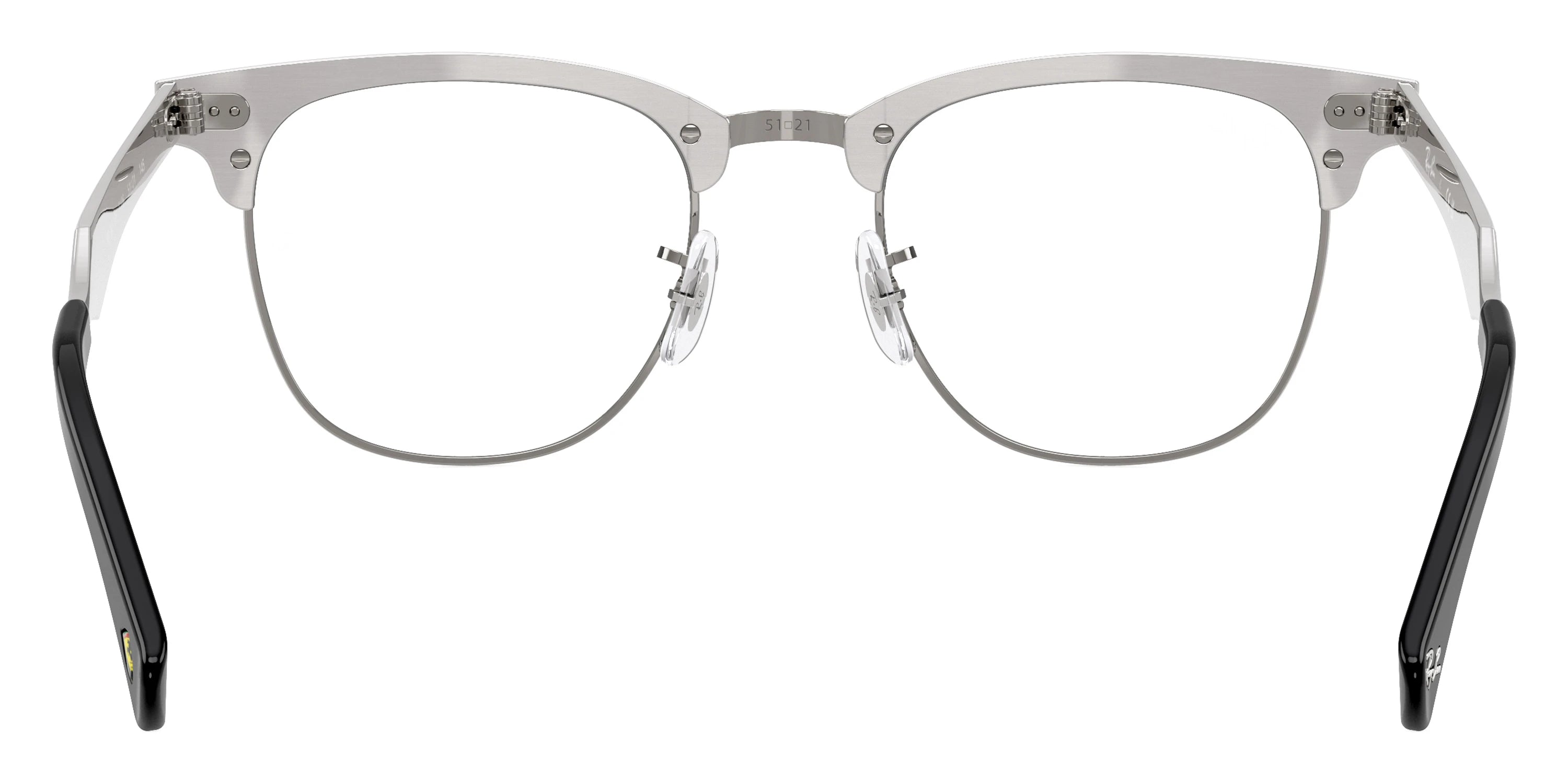 Ray-Ban RX3807VM F106 51 - Brushed Silver on Gunmetal