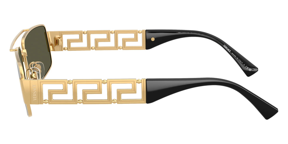 VERSACE VE2257 100230 60 - Gold / Green Mirrored Silver