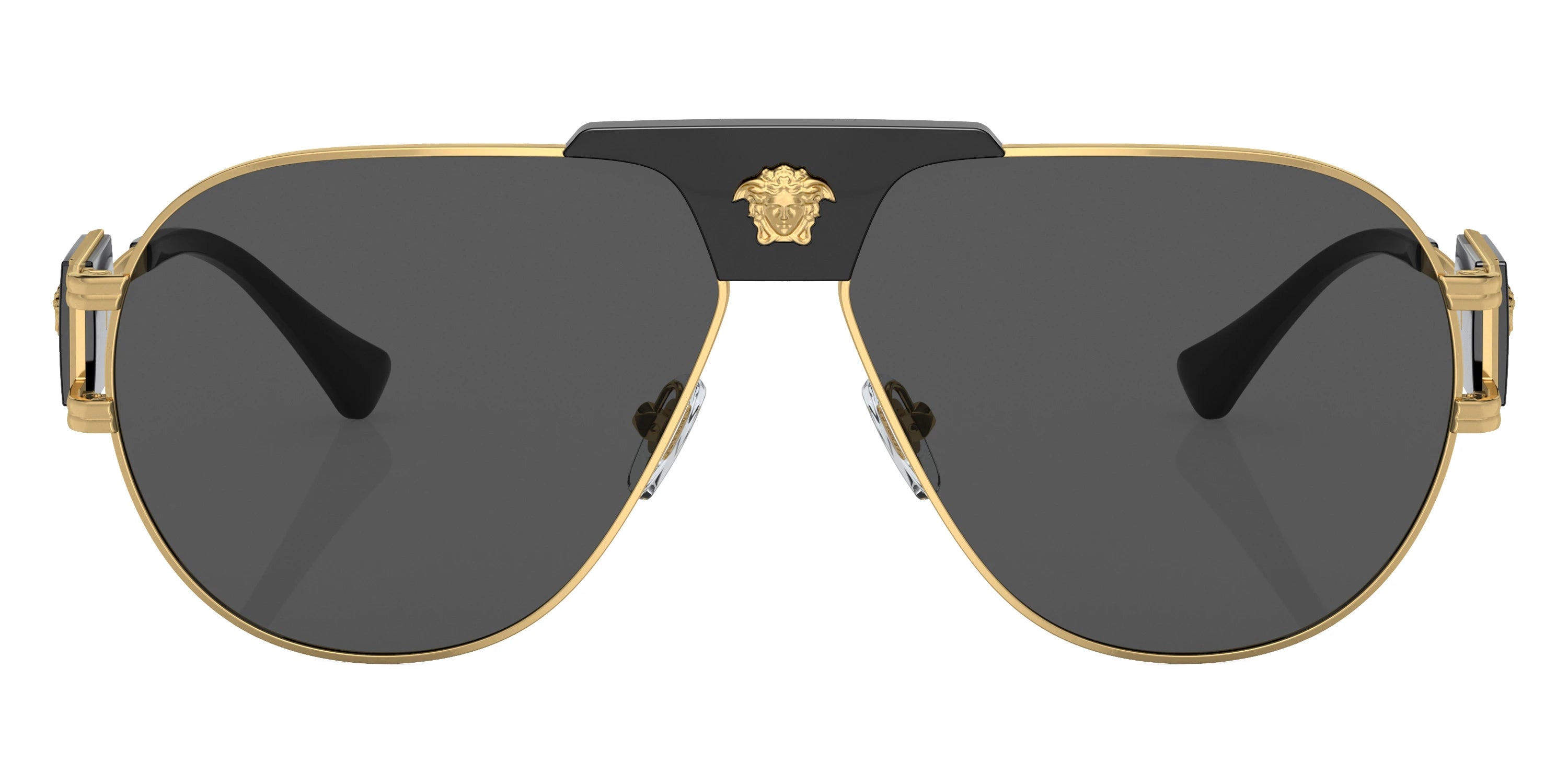 VERSACE VE2252 100287 63 - Gold / Dark Gray 100287