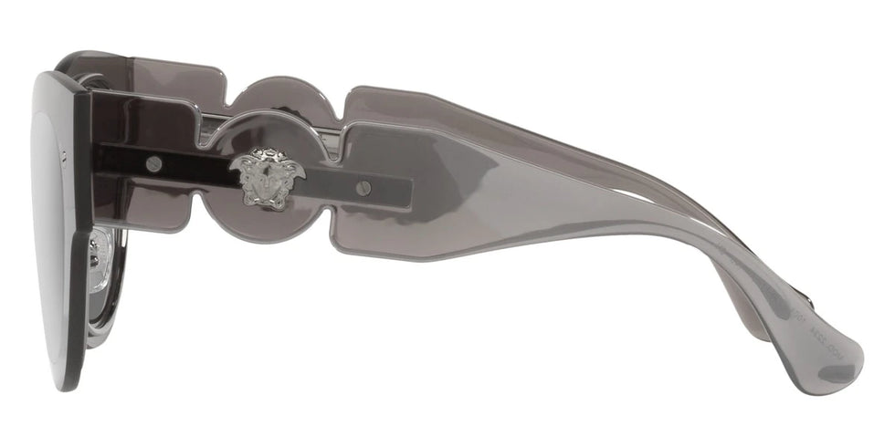 VERSACE VE2234 10016G 53 - Transparent Gray Mirror Silver / Light Gray Mirrored Silver