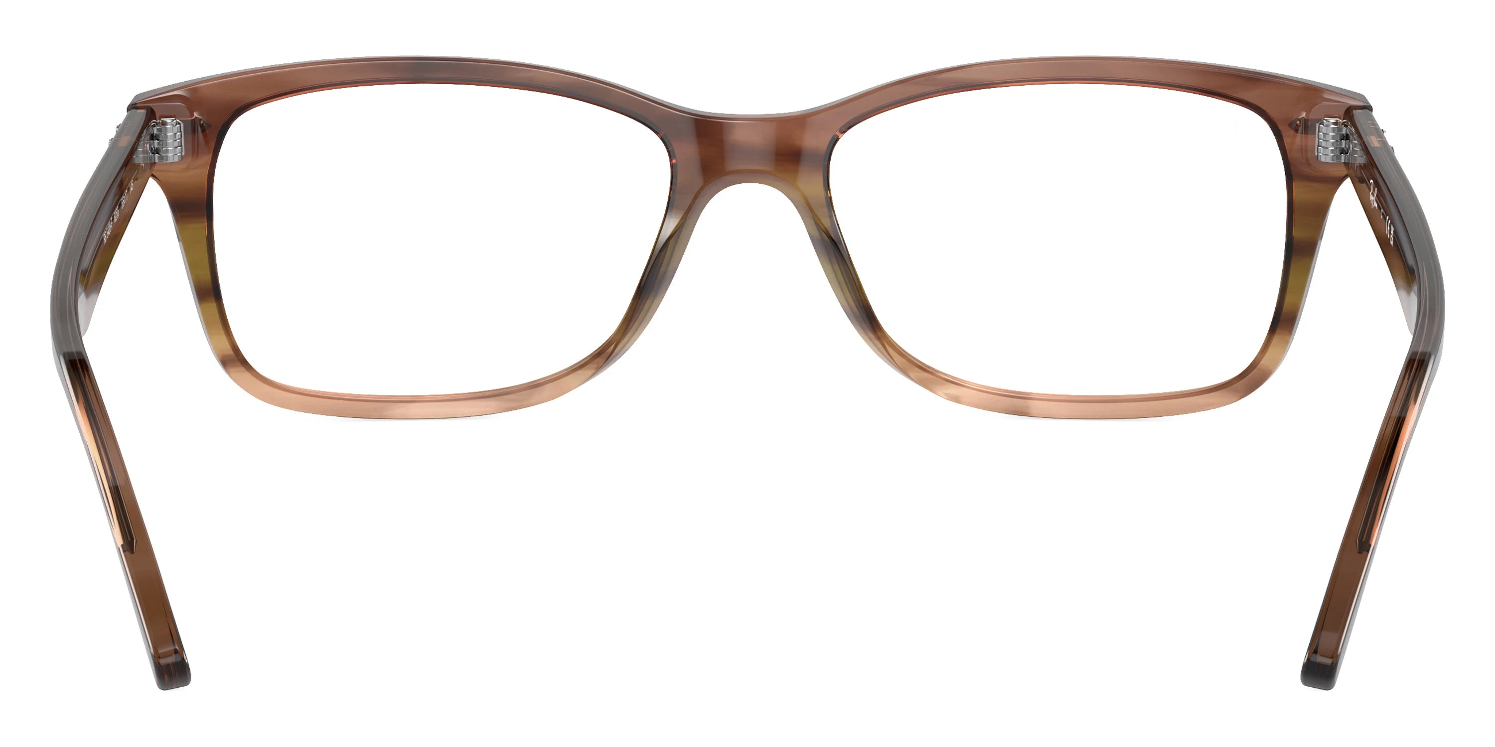 Ray-Ban RX5428F 8255 55 - Striped Brown and Green