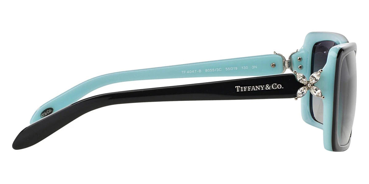 TIFFANY TF4047B 80553C 55 - Black on TIFFANY Blue / Gray Gradient