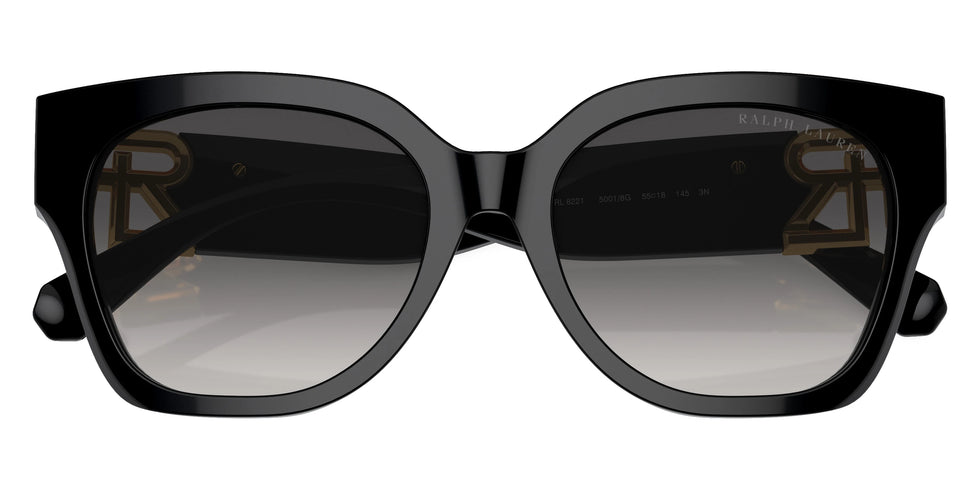 RALPH LAUREN RL8221 50018G 55 - Black / Gray Gradient