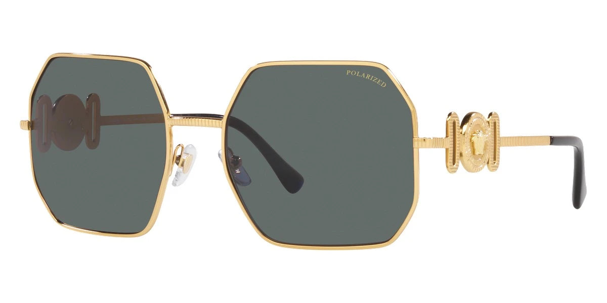 VERSACE VE2248 100281 58 - Gold / Polarized Dark Gray