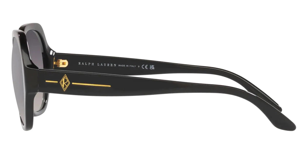 RALPH LAUREN RL8208 5001V6 55 - Shiny Black / Gradient Blue Mirrored Silver Int