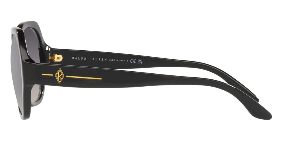 RALPH LAUREN RL8208 5001V6 55 - Shiny Black / Gradient Blue Mirrored Silver Int