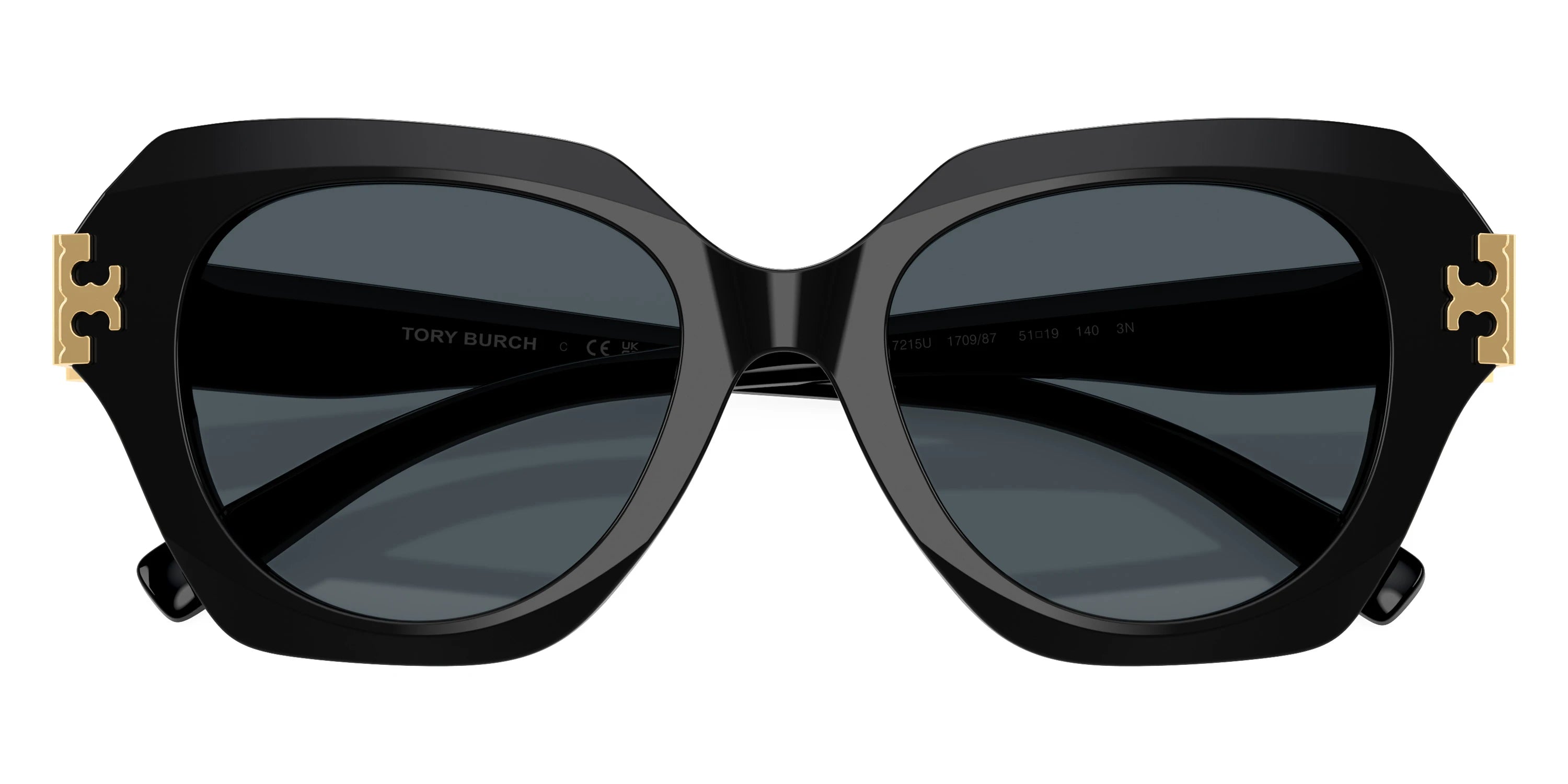 Tory Burch TY7215U 170987 51 - Black / Dark Gray