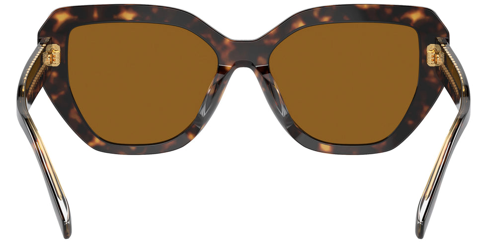 Tory Burch TY7194U 172883 55 - Dark Tortoise / Solid Dark Brown Polarized