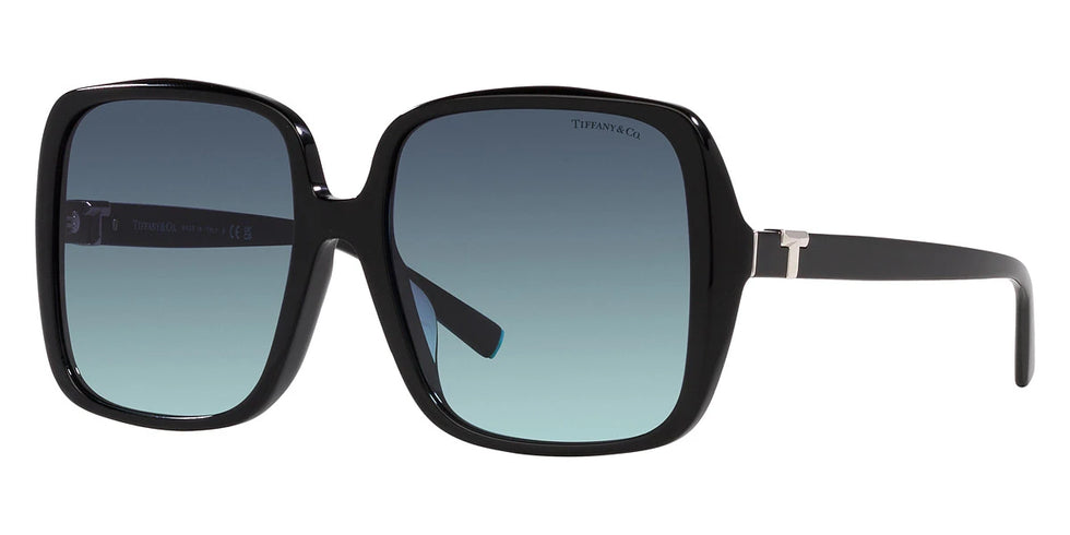 TIFFANY TF4211D 83429S 58 - Black/Silver / Azure Gradient Blue