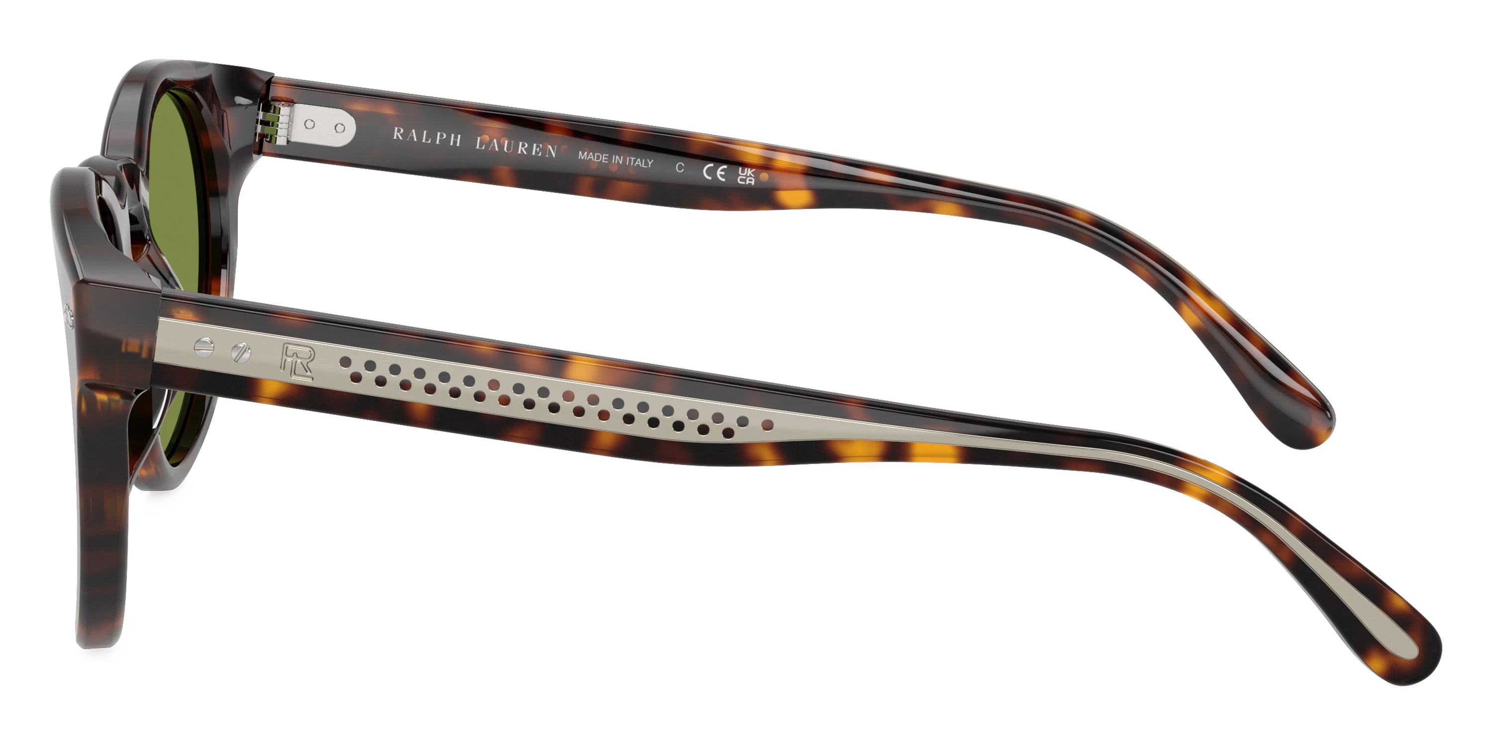 RALPH LAUREN RL8229U 50034E 50 - Dark Havana / Solid Green