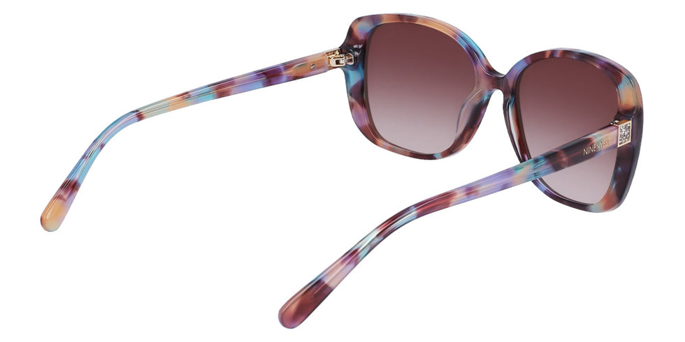 Nine West NW657S 441 54 - Teal/Purple Tortoise #id:aanw657s441_s:102125