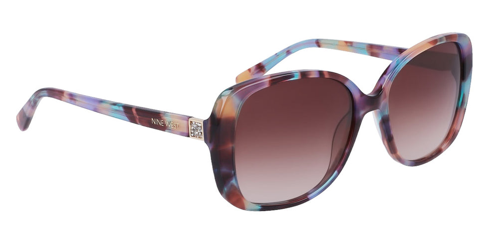 Nine West NW657S 441 54 - Teal/Purple Tortoise #id:aanw657s441_s:102135