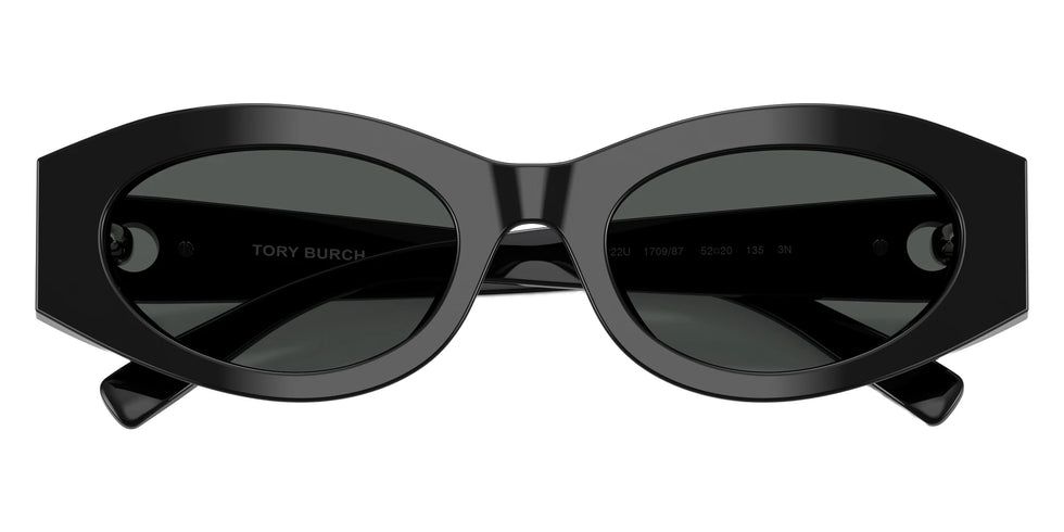 Tory Burch TY7222U 170987 52 - Black / Dark Gray
