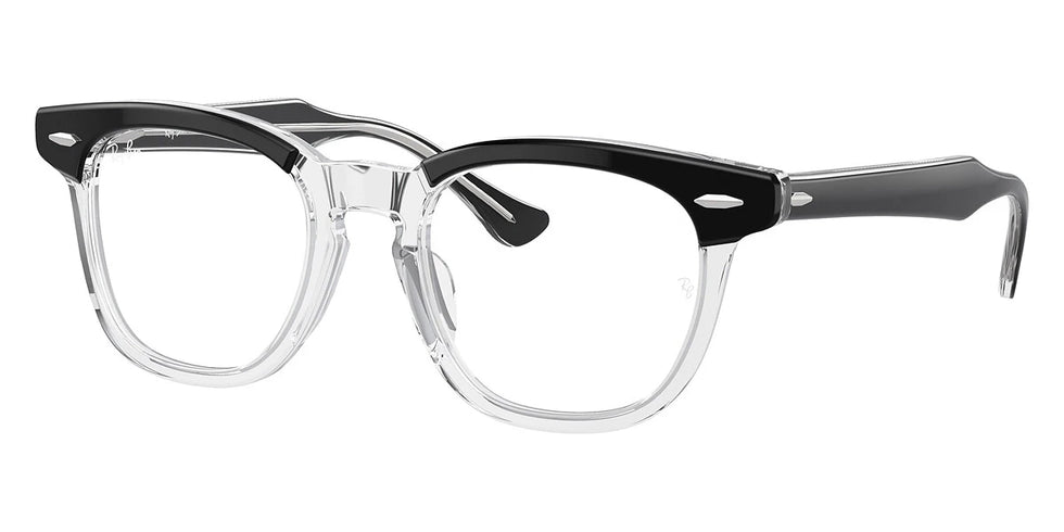 Ray-Ban RY9098V 3529 43 - Black on Transparent