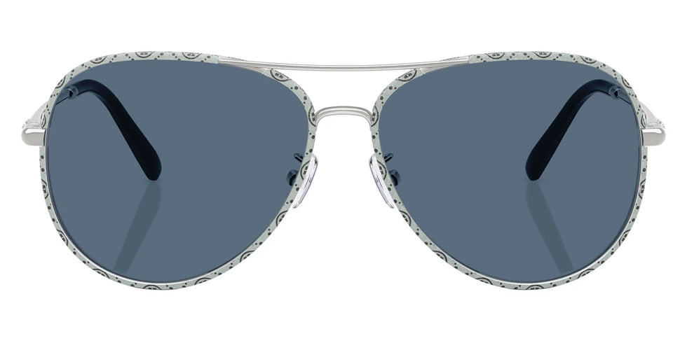 Tory Burch TY6114 32744L 58 - Silver / Navy Blue