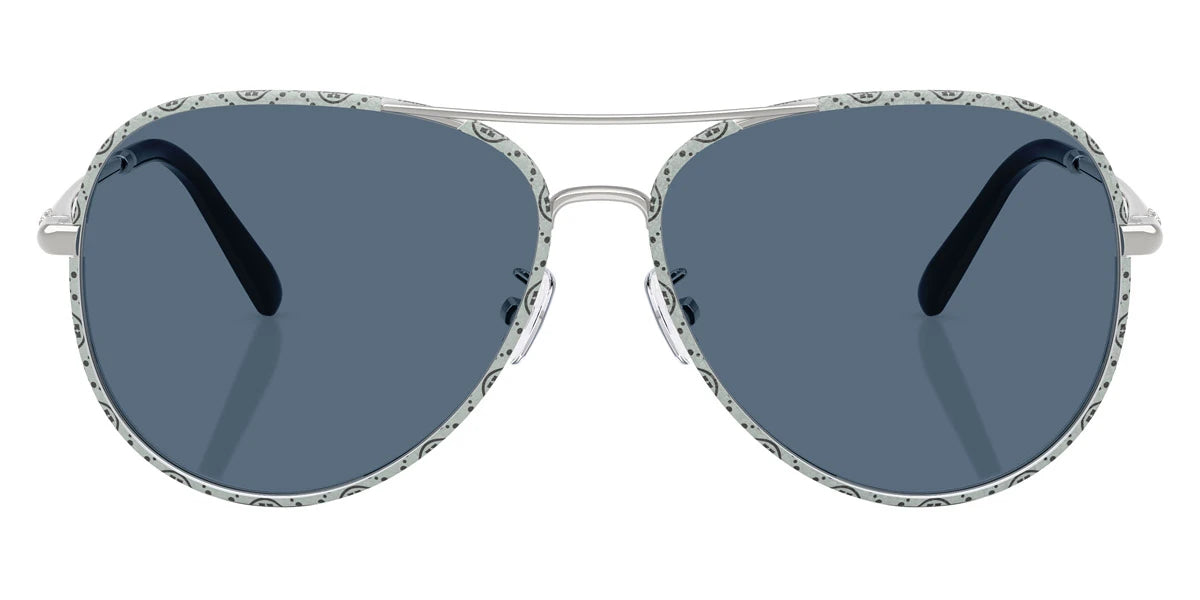 Tory Burch TY6114 32744L 58 - Silver / Navy Blue