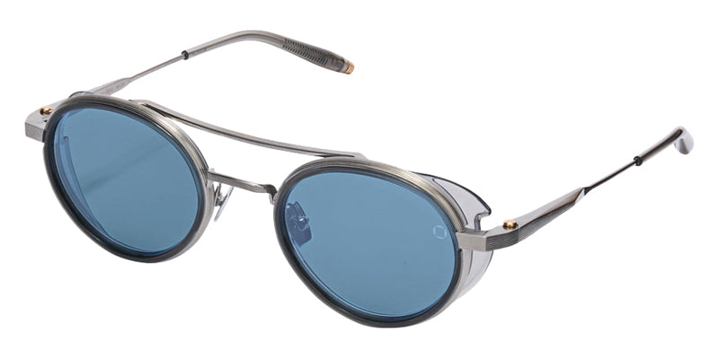 Akoni Astria 532B 48 - Brushed Black Palladium/Crystal Gray / Dark Blue Flash Mirrored #id:akoastria532b_s:104105