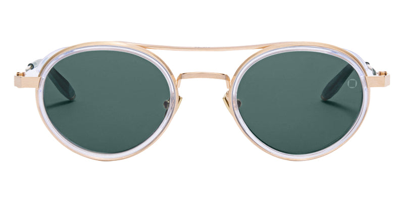 Akoni Astria 532C 48 - 12k Gold/Crystal Clear / Deep Emerald Green #id:akoastria532c_s:100100