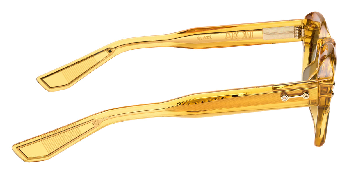 Akoni Blaze 514F-48 48 - Crystal Amber/12K Gold / Dark Olive #id:akoblaze514f48_s:110110