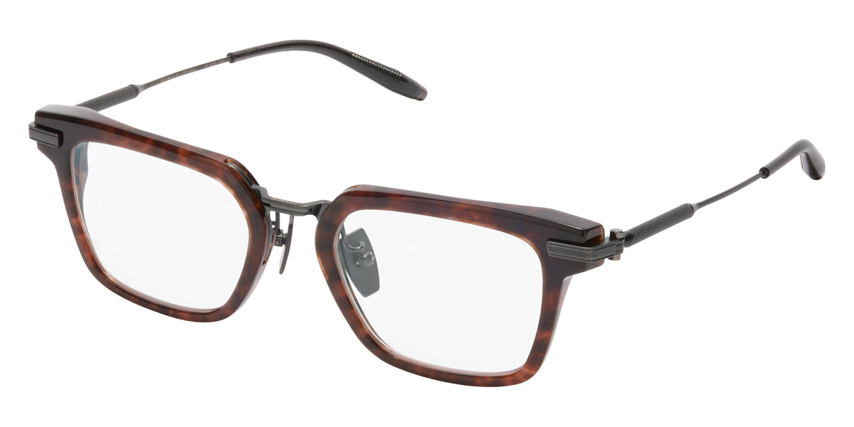 Akoni Compton 542C 51 - Dark Havana/Antiqued Pewter/Crystal Black #id:akocompton542c_s:100105