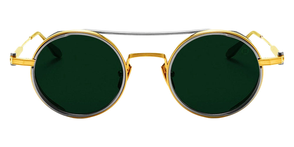 Akoni Eris Gold 505F 46 - 2 Micron 18k Gold/Antiqued Silver / Deep Emerald Green #id:akoerisgold505f_s:100100