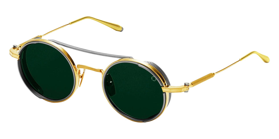 Akoni Eris Gold 505F 46 - 2 Micron 18k Gold/Antiqued Silver / Deep Emerald Green #id:akoerisgold505f_s:100105