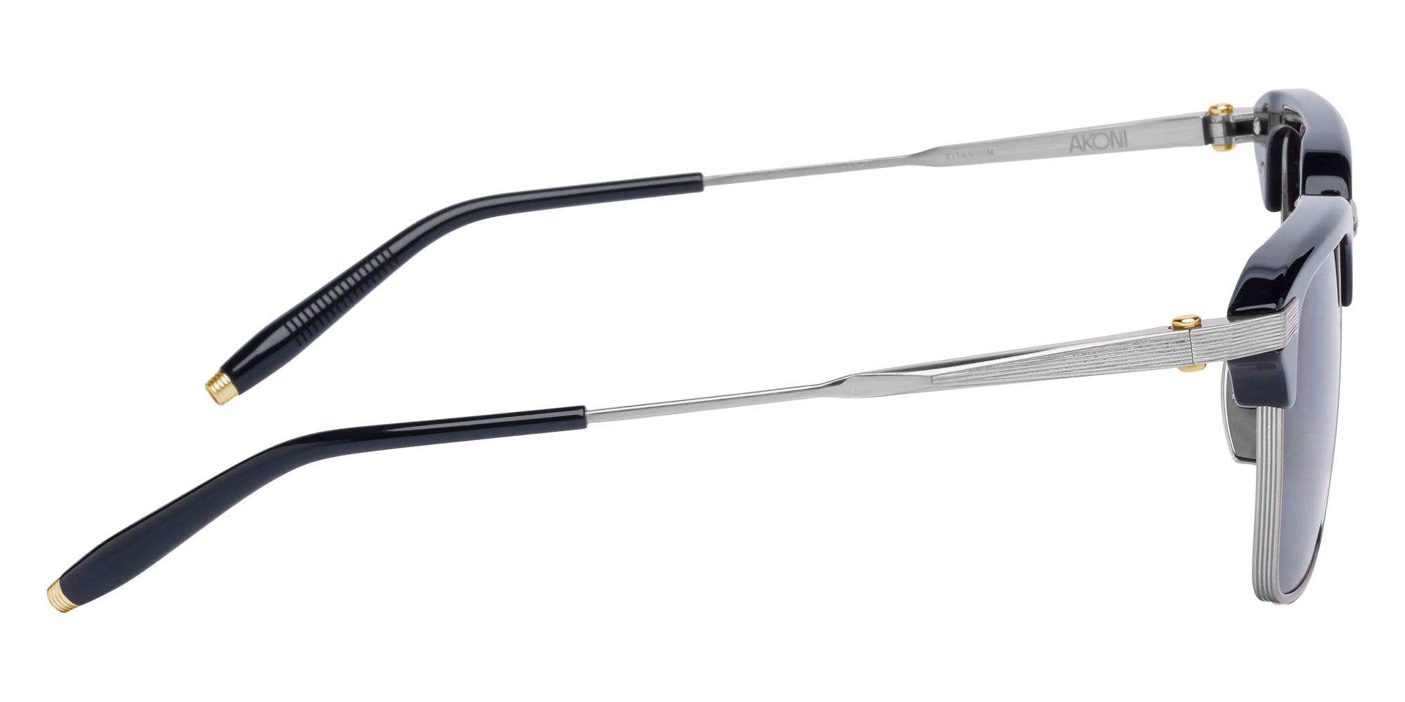 Akoni Euclid 526A 51 - Brushed Black Palladium/Black / Dark Gray #id:akoeuclid526a_s:100110