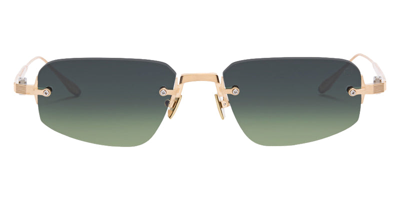 Akoni Juno-Three 536A 53 - Brushed 12k Gold with Silver / Dark Gray to Olive #id:akojunothree536a_s:102100