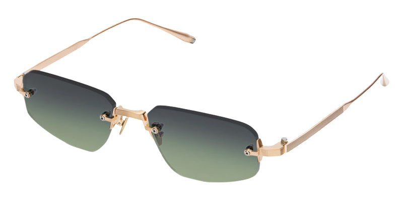 Akoni Juno-Three 536A 53 - Brushed 12k Gold with Silver / Dark Gray to Olive #id:akojunothree536a_s:102105