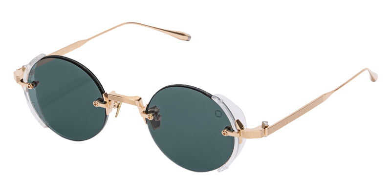 Akoni Jupiter 519D 46 - Shiny 12k Gold/Crystal Clear / Deep Emerald Green #id:akojupiter519d_s:100105