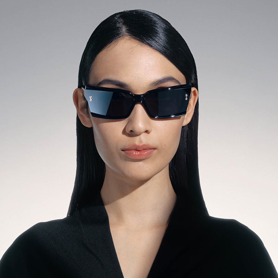 Akoni Lynx 107A 69 - Solid Black / Dark Gray/Black Flash Mirrored #id:akolynx107a_s:102115