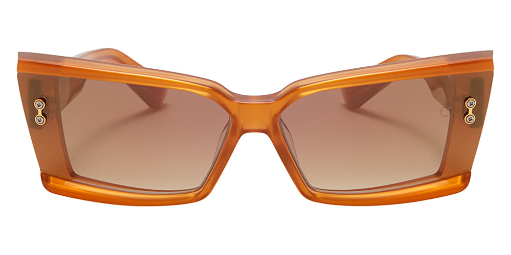 Akoni Lynx 107C 69 - Cloudy Orange / Gradient Dark Brown/Clear with Gold Flash Mirrored #id:akolynx107c_s:104100