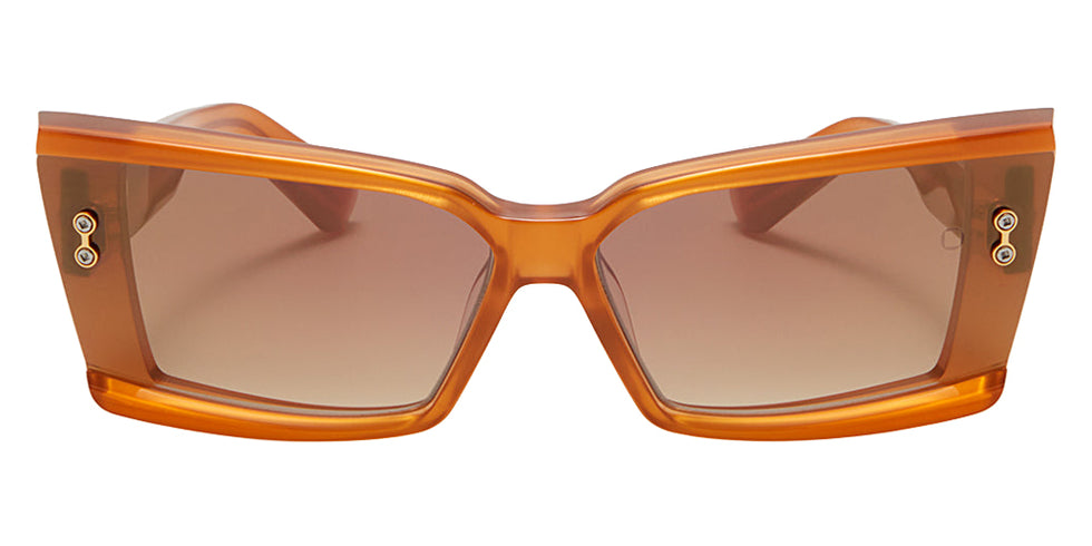 Akoni Lynx 107C 69 - Cloudy Orange / Gradient Dark Brown/Clear with Gold Flash Mirrored #id:akolynx107c_s:104100