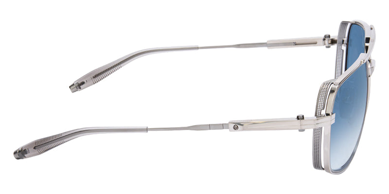 Akoni Pathfinder 503E 59 - Brushed Silver with Black Rhodium/Crystal Gray / Dusty Blue Gradient #id:akopathfinder503e_s:100110