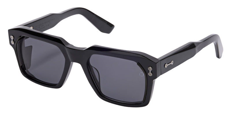 Akoni Pegasus-Two 535A 54 - Black/Black Palladium with machine silver / Dark Gray #id:akopegasustwo535a_s:100105