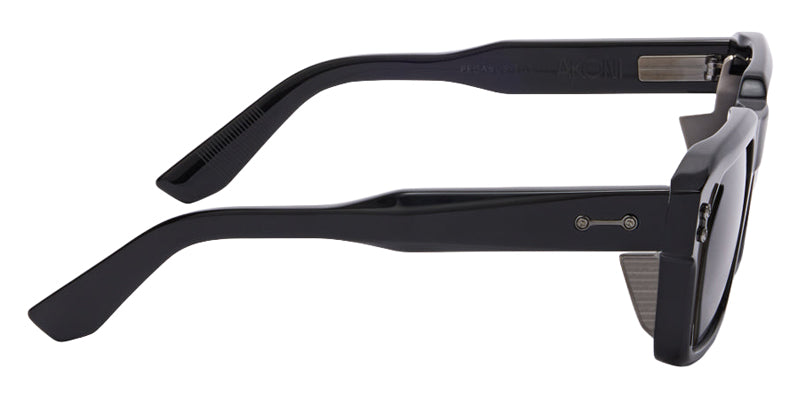 Akoni Pegasus-Two 535A 54 - Black/Black Palladium with machine silver / Dark Gray #id:akopegasustwo535a_s:100110