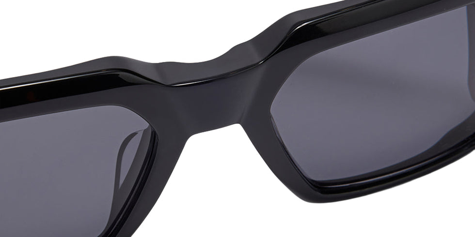 Akoni Pegasus-Two 535A 54 - Black/Black Palladium with machine silver / Dark Gray #id:akopegasustwo535a_s:100115