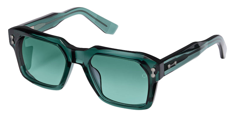 Akoni Pegasus-Two 535B 54 - Crystal Deep Emerald Green/Black Palladium / Dark Gray to Emerald #id:akopegasustwo535b_s:102105