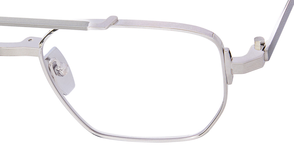 Akoni Proteus Rx 539C 52 - Shiny Silver with Black Rhodium/Black enamel #id:akoproteusrx539c_s:102115