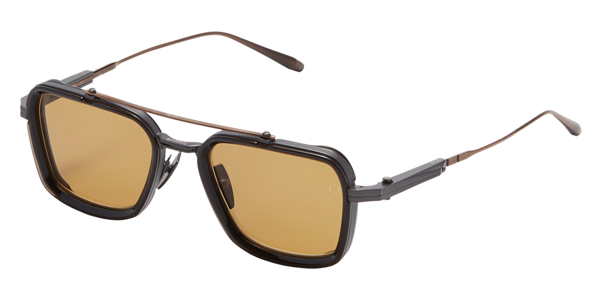 Akoni Solis 507E 51 - Black Iron/Bronze/Black Crystal / Senape #id:akosolis507e_s:100105