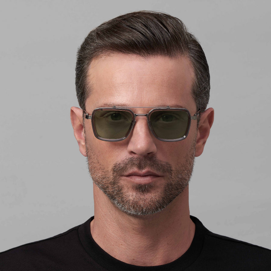 Akoni Solis 507E 51 - Black Iron/Bronze/Black Crystal / Senape #id:akosolis507e_s:100115